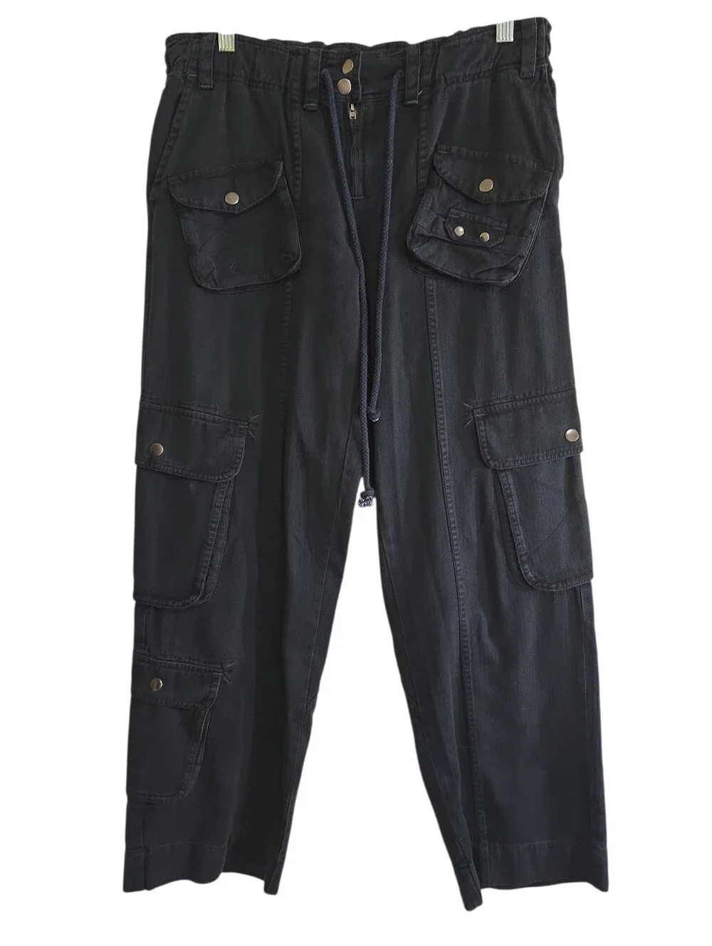 Free People Tahiti Cargo Pants Small Low-rise Slouchy Straight Utility